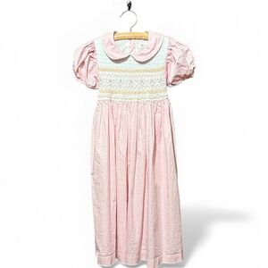 Big Girls’ Vintage Smocked Dress